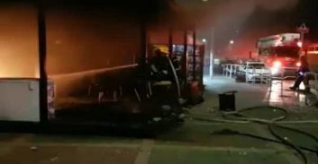 שני אנשי עסקים נעצרו בחשד למעורבות בהצתת אולם אירועים בבית שאן