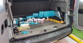 מכס אילת סיכל הברחת אלפי סיגריות אלקטרוניות לירדן