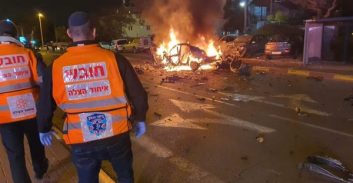 חולון: פיצוץ ברכב של מוכר למשטרה ביום הולדתו