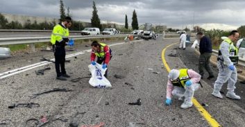 מוכר למשטרה חוסל בפיצוץ ברכב בכביש 6