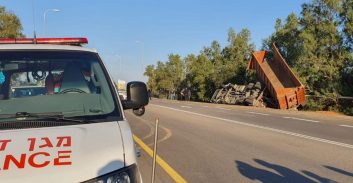 צומת גבולות: הרוגה מתאונה בין משאית לרכב פרטי