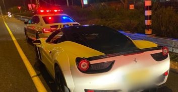 כתב אישום: נהג שיכור בפרארי, במהירות 219 קמ"ש