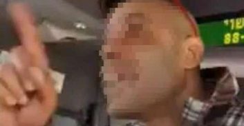 נוסע שתועד תוקף נהג אוטובוס בראשון לציון הסגיר את עצמו למשטרה