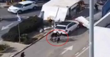 פוסטה TV: הסרטון שתיעד את אירוע דריסת המאבטחים בבית החולים וולפסון