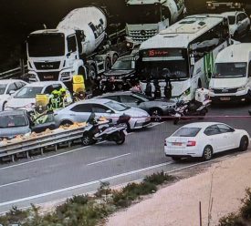 נהג אוטובוס נדקר בגלל ויכוח בכביש