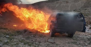 השיטה החדשה של מבריחי הסמים בנגב: שורפים בורחים