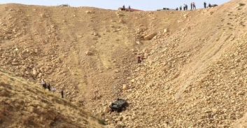 בקעת הירדן: רכב התדרדר לתהום, הנהג נהרג