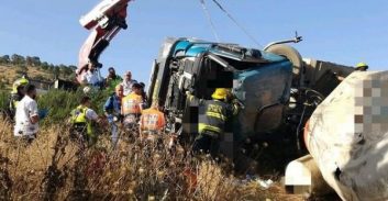 נהג מערבל בטון שאיבד שליטה והתהפך נאשם בגרימת מוות ברשלנות