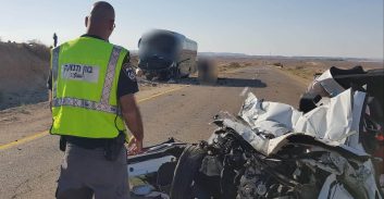 שיזפון: הרוג בתאונה בין רכב לאוטובוס