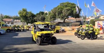 מד"א חנך 18 אופנועי חירום ושני טרקטורונים חדשים