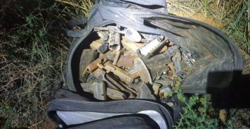 פריטי אמל"ח נתפסו לאחר מרדף באזור צומת כפר חב"ד