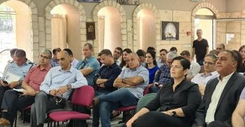 הנהלת משרד המשפטים ביקרה בכפר קרע לדיון על אכיפת החוק בחברה הערבית