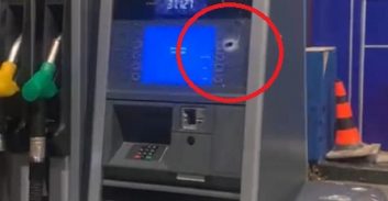 רוכב קטנוע ירה על תחנת דלק בחיפה