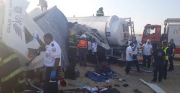 התנגשות חזיתית בין משאיות וכתב אישום על גרימת מוות ברשלנות