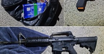 מתנדב משטרה לשעבר נתפס עם אמצעי לחימה וטען שהושתלו ברכבו