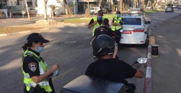 חדרה: חולה קורונה שהפר בידוד נתפס במהלך מבצע נגד כלי רכב דו-גלגליים