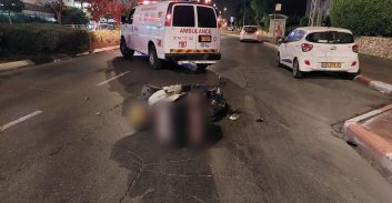 רוכב אופנוע נפגע בתאונת פגע וברח ברמלה