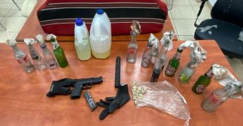 חשד: חייל משוחרר החזיק אקדח ו-11 בקבוקי תבערה מוכנים לשימוש