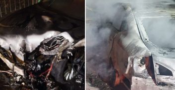 חיפה: שני רכבים עלו באש במקביל – חשד להצתה