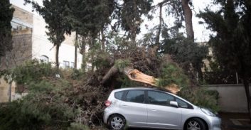 מזג אוויר סוער? מי יפצה אתכם במקרה של נזקים לרכב?