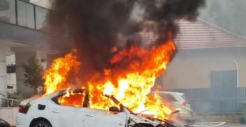 פצוע מפיצוץ רכב בנס ציונה