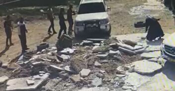 תיעוד: ויכוח על יציקת בטון בכסייפה הוביל לתגרה בתוך המשפחה