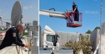 לוד: הוסרו מעל 100 מצלמות פיראטיות בשכונת נווה שלום