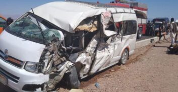 שני בני אדם נהרגו וחמישה נפצעו בתאונת דרכים קשה בסיני