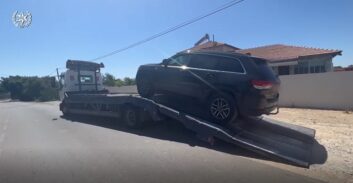 יס"מ לכיש תפסו רכב ממוגן שמזוהה עם דומרני ועצרו חשודים