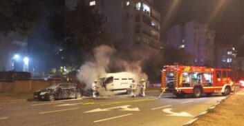 אשדוד: הוצת רכב "פוסטה" של שירות בתי הסוהר