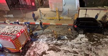 הכתובת היתה על הקיר: שריפה גדולה במבנה כספומט הסמים ברחוב ארלינגר