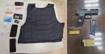 חשוד שמזוהה עם ארגון דומרני נעצר עם אקדח ושכפ"ץ