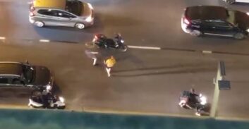 הרשעות באלימות נחשפו בהארכת המעצר ל"קטנוען בצהוב" שתקף עם הקסדה באיילון