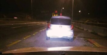 מוכר למשטרה נעצר בחשד שהתפרע על רקע עבירת תנועה של אחותו