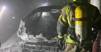 צפון ת"א: נזק לחניון עקב הצתה של אופנוע השייך למוכר למשטרה