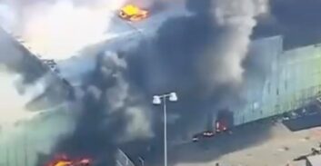 שריפת ענק במחסן הראיות של משטרת העיר ניו יורק