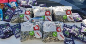 צפו: שוטרים במחסום תפסו קילו וחצי קנאביס בבגאז' של תושב יוקנעם