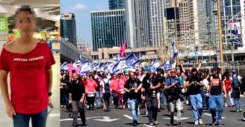 שוטר שהשליך כתב "פוסטה" למשאית העצורים: "עיתונאי? שם עליך זין"