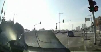 שלושה חודשי פסילה לנהג ש"חתך" רוכב אופנוע על הכביש ופגע בו