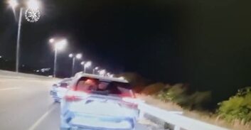 חשוד בגניבת רכב מרמת השרון נורה ונעצר במחסום של המשטרה