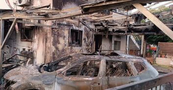 חשד להצתת בית של שוטר ערבי בכפר ריחאניה בגליל