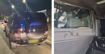 לכיש: רכב ממוגן ירי של עבריין מוכר הורד מהכביש