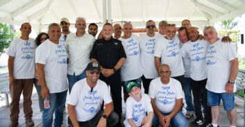 לוחמי צנחנים במילואים ערכו מפגן תמיכה במפכ"ל קובי שבתאי