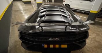 תיעוד: כך נגנב רכב למבורגיני מחניון בראשון לציון