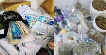 אישום: החזיק כ-20 ק"ג קנאביס ויותר מ-800 אלף שקל מתחת למיטה