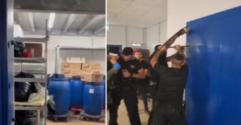 תיעוד: משטרת רמלה חשפה כחצי-טון מריחואנה בחדר כספות במושב בשפלה