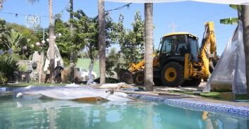 מבצע אכיפה נגד מתחם דירות להשכרה שהוקם בקרקע חקלאית במושב בצרה