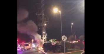 הרוג מפיצוץ רכב והרוג מירי שוטרים שדלקו אחרי החשודים בפיצוץ