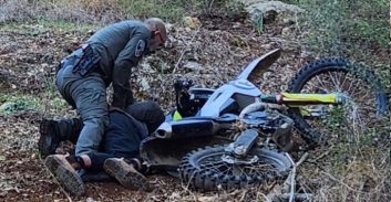 תיעוד: מבצע של מג"ב נגד אופנועים וטרקטורונים בשטחים חקלאיים בצפון ובמרכז