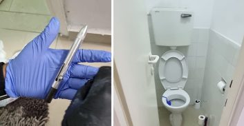 תיעוד: השוטרים חקרו "שודדים על קורקינטים" ותפסו עט-אקדח בניאגרה